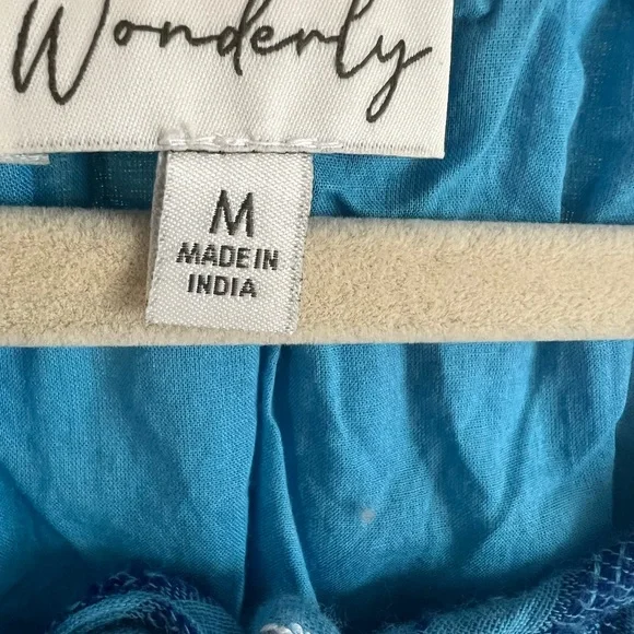 Wonderly Blue Striped Women's Dress - Picture 2 of 6